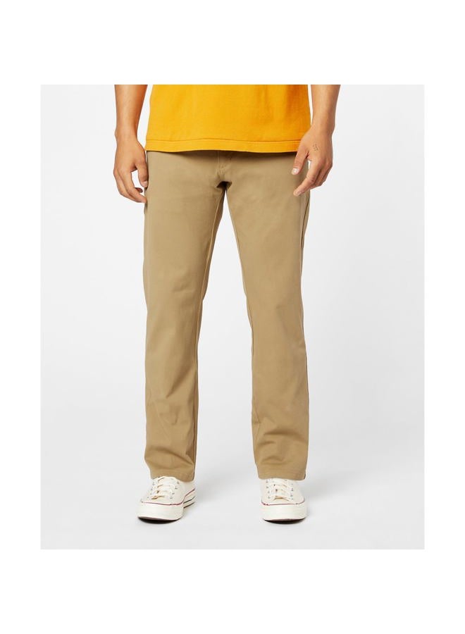 DOCKERS Men's Modern Straight Smart 360 FLEX Ultimate Chino Casual Pants, New British Khaki, 36W x 32L - Image 3