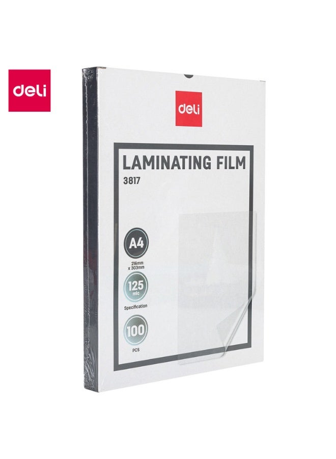 Deli فيلم لامينيتر دلي E3817 - أوراق لامينيتر A4 لحماية الوثائق - مثالي للاستخدام في المنزل أو المكتب أو المدرسة - Image 3