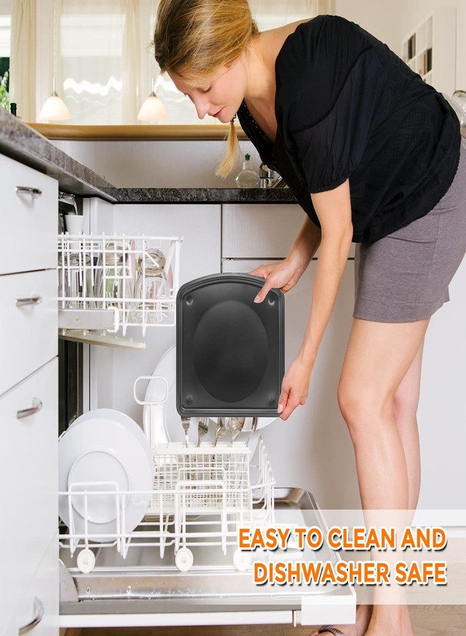 GSZN صينية تجميع الزيت (قطعتان) لقلايات شيفمان الهوائية سعة 6.3 لتر، قطع غيار ممتازة لقلايات ألتريان وآريا الهوائية، غير لاصقة، آمنة للغسل في غسالة الأطباق - Image 4