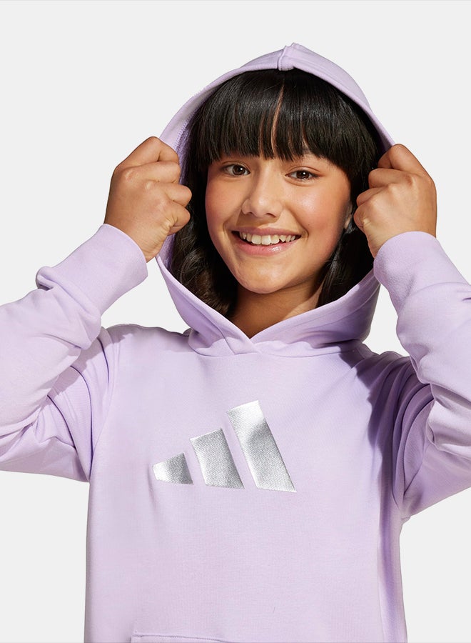 Adidas Glam Graphic Hoodie Kids - Image 4