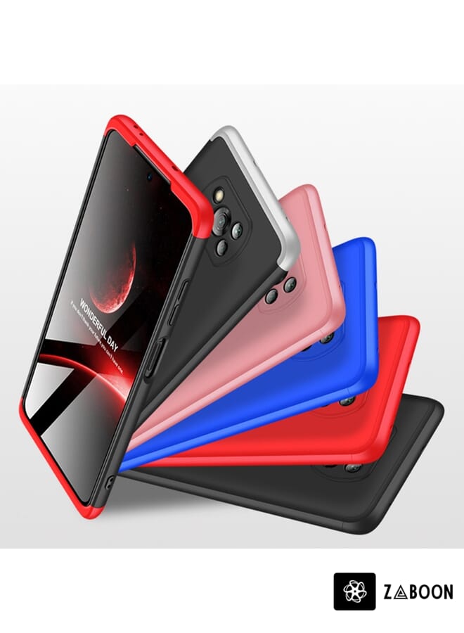 Zaboon Protective Case Cover For Xiaomi Poco X3 NFC GKK Three Stage Splicing Full Coverage PC Case - Image 2
