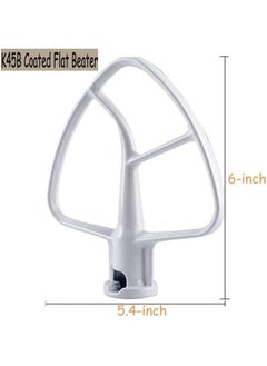 Podoy Podoy K45B Coated Flat Beater Compatible with Kitchenaidd 4.5-QT Mixer Bowl Tilt-Head Stand Paddle Attachment K45 K45SS KSM75 KSM90 KSM95 KSM100 KSM103 KSM110  - Image 2