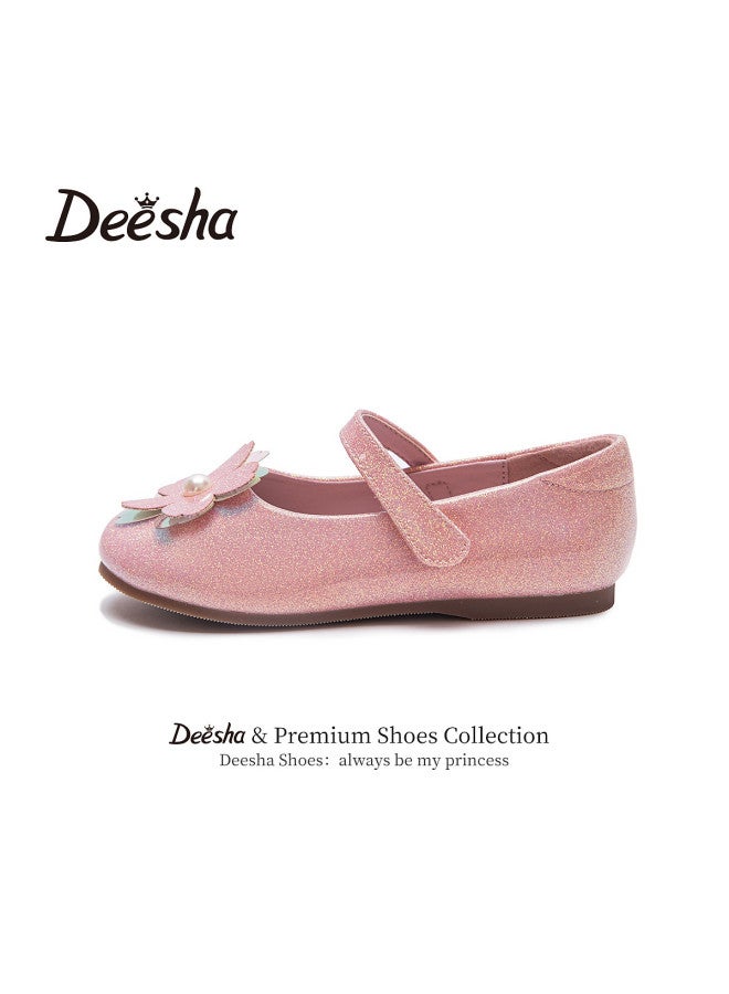 DEESHA New Arrival】girls' Glitter Princess Shoes, 2025 New Spring/autumn Campus Performance Fashion Shoes, Elegant Dance Shoes - Image 2