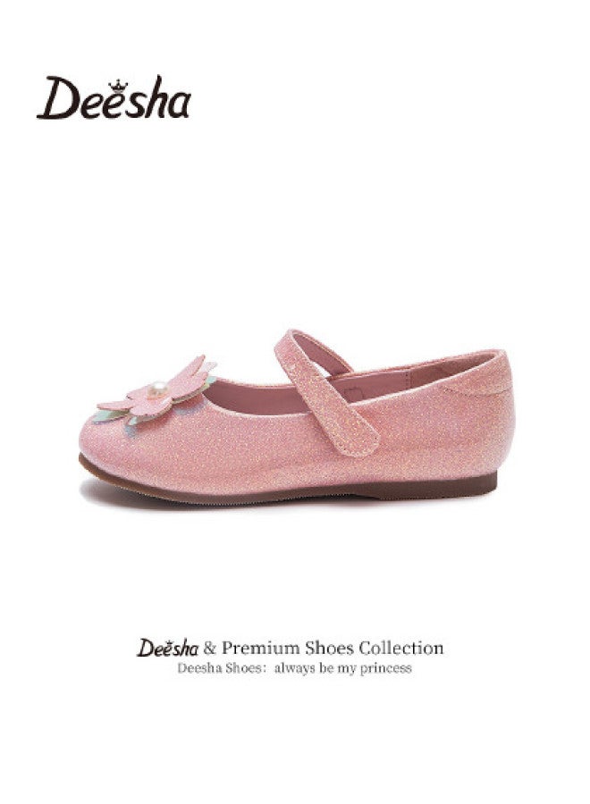 DEESHA New Arrival】girls' Glitter Princess Shoes, 2025 New Spring/autumn Campus Performance Fashion Shoes, Elegant Dance Shoes - Image 1