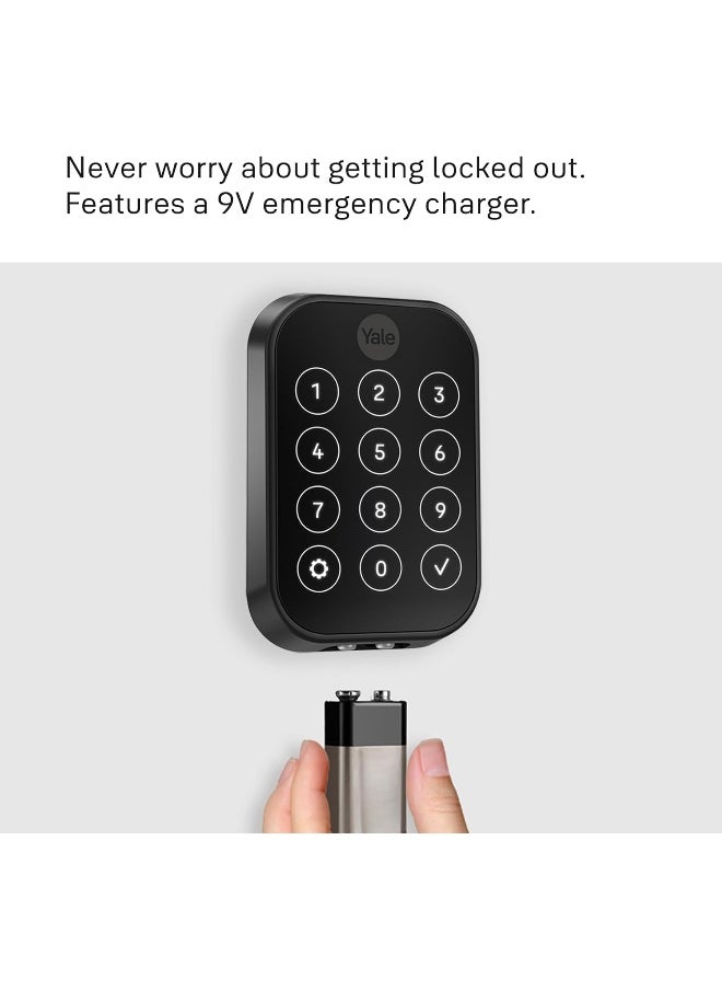 Yale - Yale Assure Lock 2 Keypad with Wi-Fi in Satin Nickel - Image 1