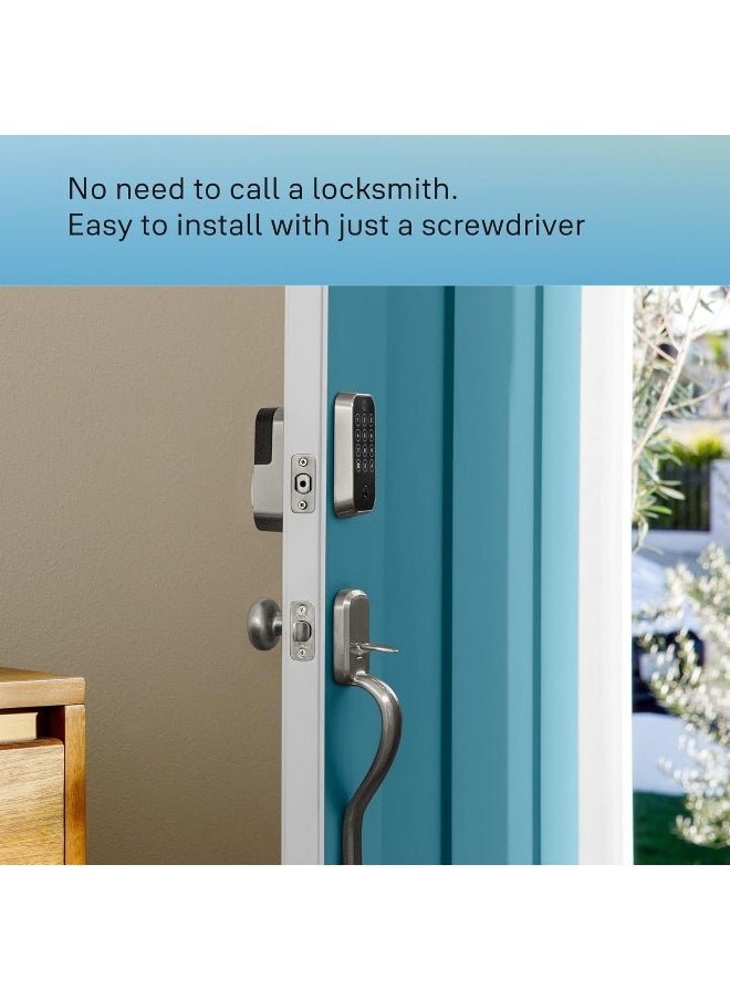 Yale - Yale Assure Lock 2 Keypad with Wi-Fi in Satin Nickel - Image 1