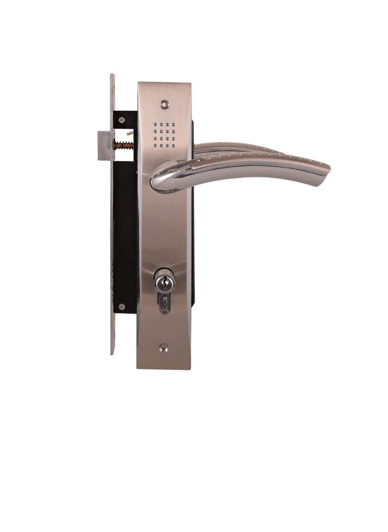 ROBUSTLINE - Robustline Lever Door Handle Lockset, Complete Set with Handle and Lockbody with 3 keys. (Copper) - Image 1