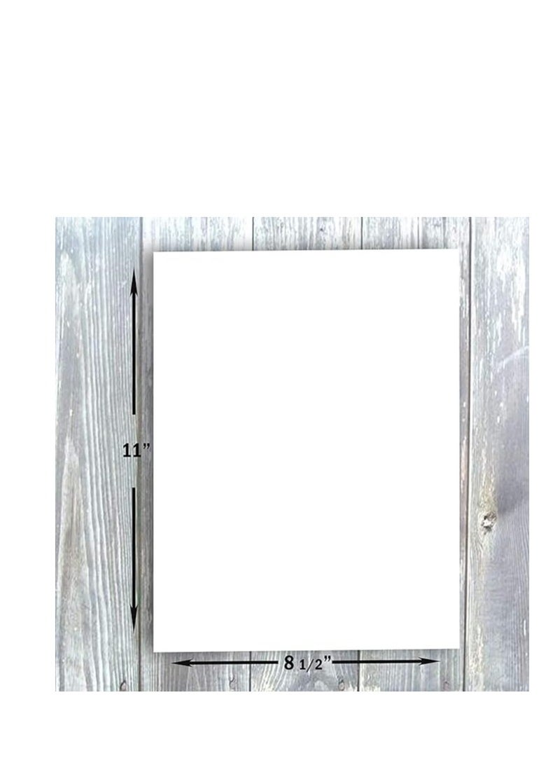 Terabyte White Cardstock, A4 300gsm Thick Paper sheets Heavyweight card Paper for Printing Scrapbooking Card Making Invitations Menus Flyers DIY Arts Crafts, 25 sheets, 21 cm x 29.7 cm - Image 1