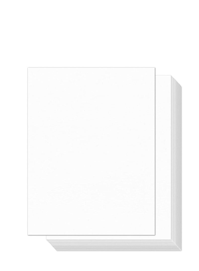 Terabyte White Cardstock, A4 300gsm Thick Paper sheets Heavyweight card Paper for Printing Scrapbooking Card Making Invitations Menus Flyers DIY Arts Crafts, 25 sheets, 21 cm x 29.7 cm - Image 4