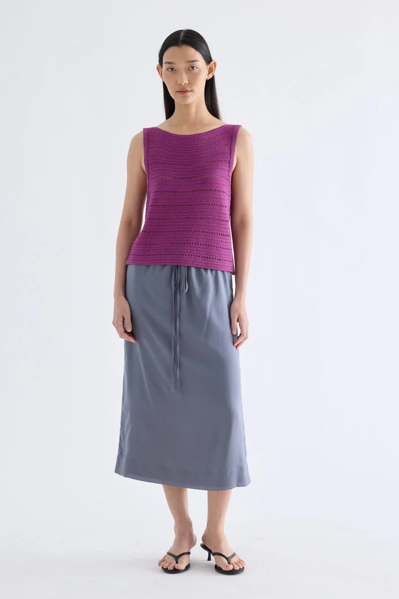 ذا اديتورز ماركت Alaris Crotchet Knit Tank