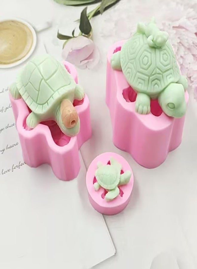DPWOUM 6Pcs Sea Turtle Resin Mold Small, 3D Animal Silicone Molds for Resin Casting, Tortoise Making Mold for DIY and Plaster Casting,Cake,Chocolate,Soap,Polymer Clay Decoration Tools,Clay Molds - Image 5