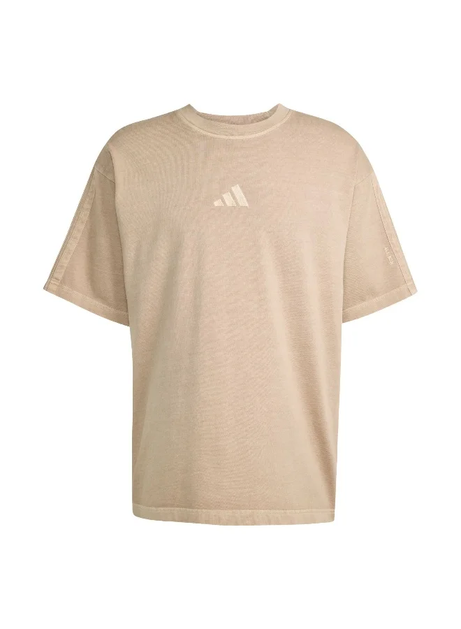 adidas Adidas M A Szn W T Brown T-Shirt (Short Sleeve) T-Shirts For Men