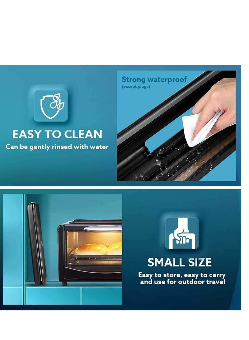 ELTRAZONE Vacuum Sealer Machine 2022 Upgraded Automatic Food Sealer Machine with 20 Sealing Bags Food Vacuum Air Sealing System for Food Preservation Storage Saver Easy to Clean | Safety Certified - Image 5