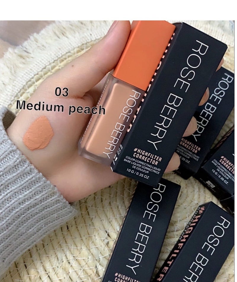 روز بيري مصحح خافي العيوب عالي الترشيح - 03 خوخ متوسط - Image 2