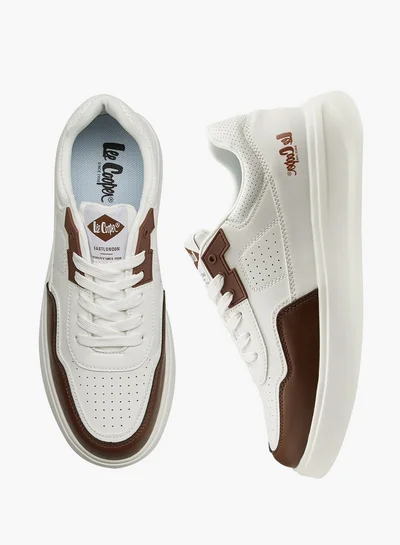 Lee Cooper Men's Panelled Lace-Up Sneakers
