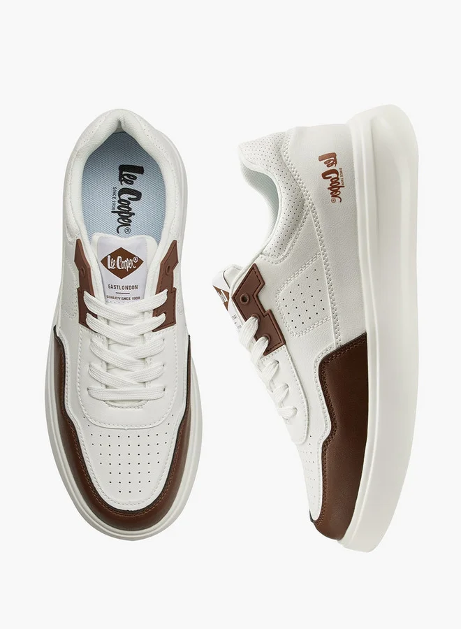 Lee Cooper Men's Panelled Lace-Up Sneakers
