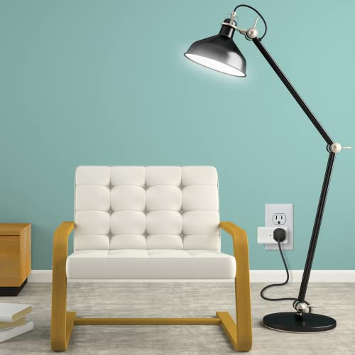 Feit Electric WiFi Work with Alexa and Google Home, Feit App, No hub required, Remote Control From Anywhere 15 Amp Smart Outlet Plug, Indoor, 120 volts, Plastic, White - Image 5
