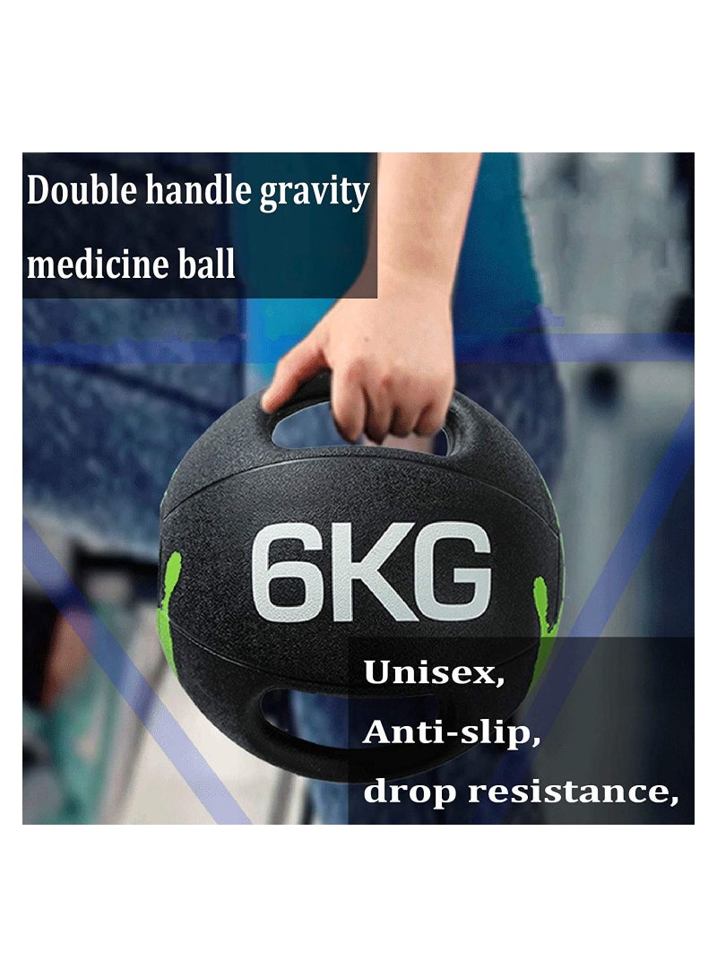 ULTIMAX Double Handle Medicine Balls, Slam Ball Fitness Agility And Balance Training Balls For Men And Women, Strength Training Medicine Ball with dual handle-5KG - Image 5