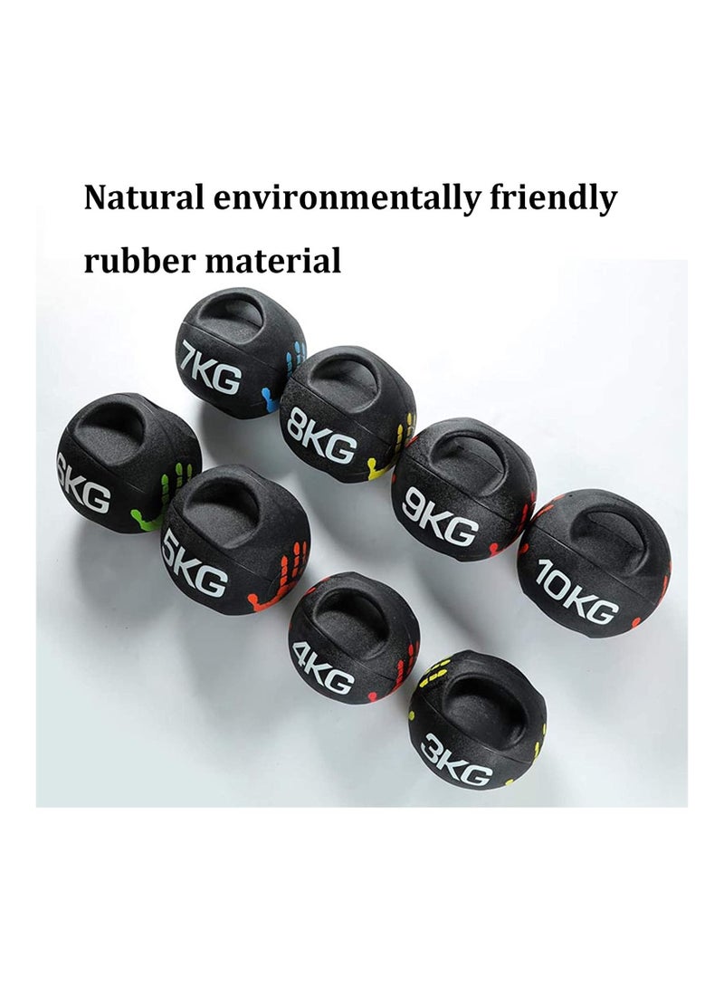 ULTIMAX Double Handle Medicine Balls, Slam Ball Fitness Agility And Balance Training Balls For Men And Women, Strength Training Medicine Ball with dual handle-5KG - Image 4