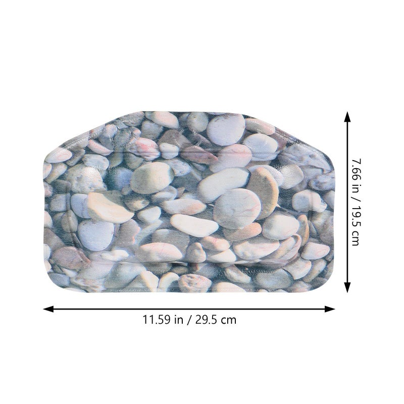 Bathtub Pillow with Suction Cups Comfortable Foam Head Cushion for Spa and Home Bathing - Image 3