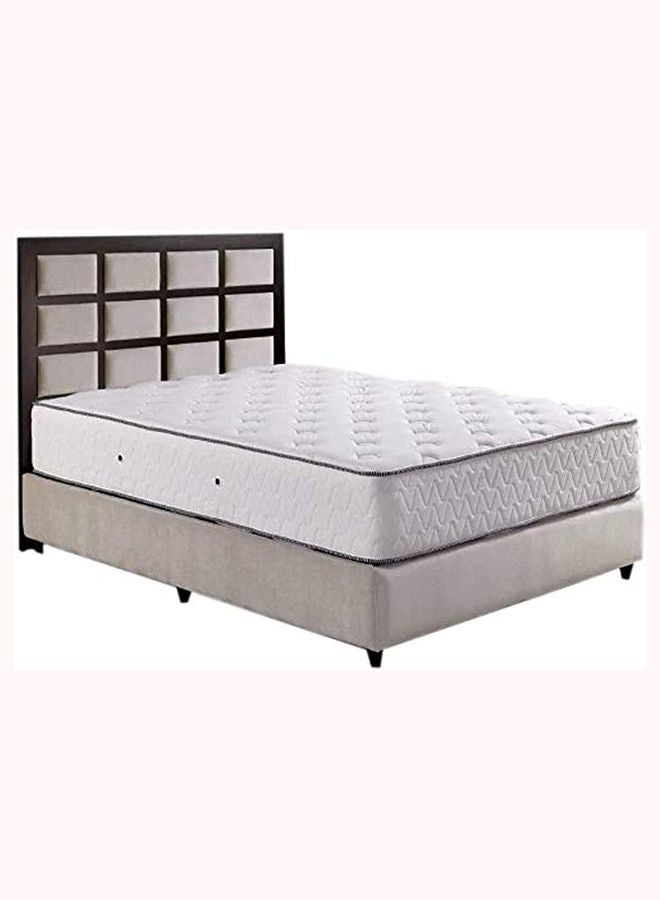 Galaxy Design Lina Double Sided Firm Spring Mattress White Single Size 200x160x33 cm 7 Year Full Warranty