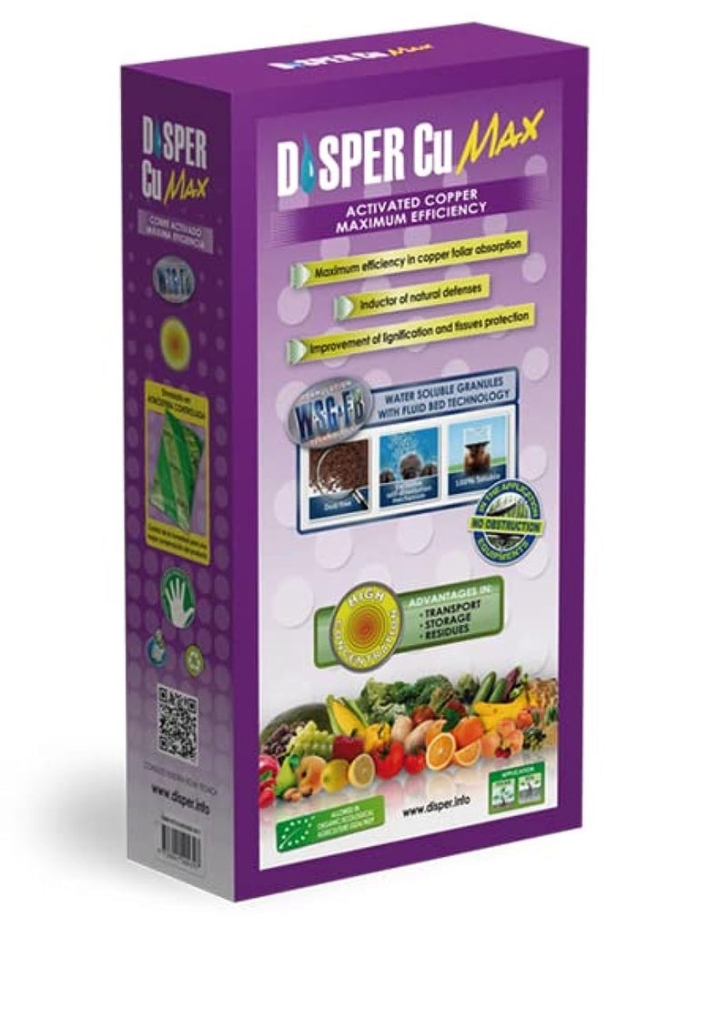 DISPER Cu Max Activated Copper Fertilizer for Maximum Efficiency in Fruits, Plants & Vegetables - 1Kg Water Soluble Granules - Image 1