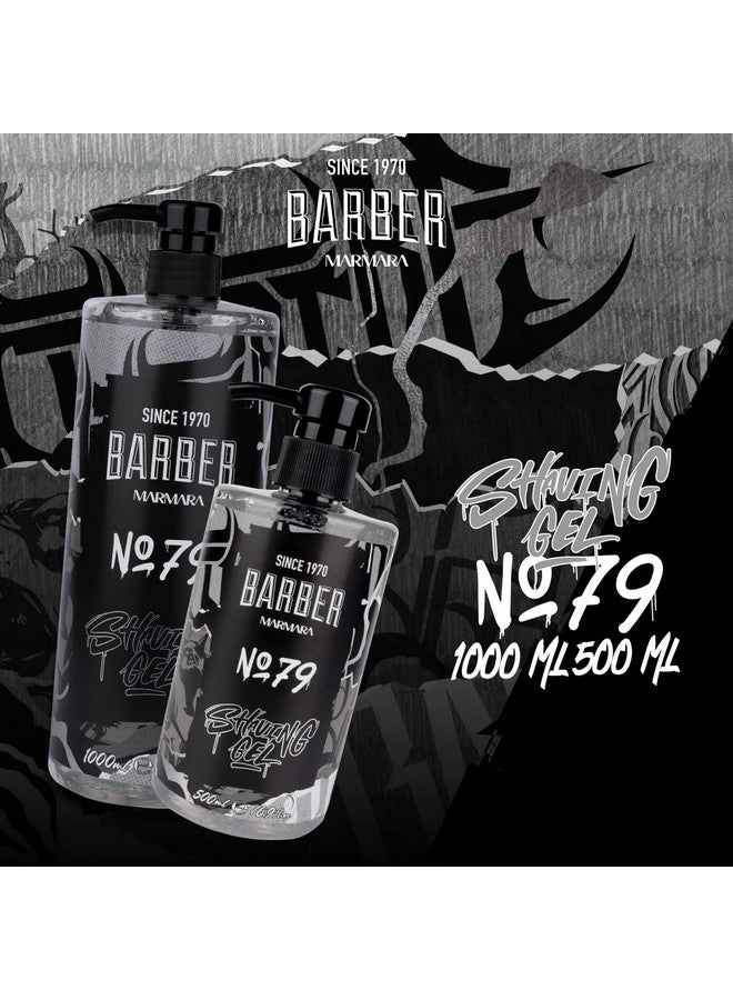 barber marmara Men'S Shaving Gel No. 79Men'S Shaving Gel Transparent 1000 Mlshaving Gel Menprecise Shaving Of Beard Contoursdoes Not Foamcools The Skinwith Pump Dispenser - Image 2