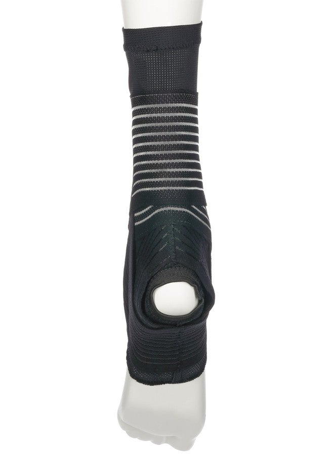 كرامر دعامة الكاحل Active Ankle 329، كم ضاغط للكاحل بأحزمة للرجال والنساء، دعامات للكرة الطائرة، وكرة القدم، وكرة السلة، والرجبي، حماية ودعم للالتواء، أسود، كبير - Image 3
