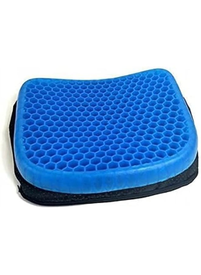 Ranade Mart Ranade Mart Egg Gel Seat Cushion, Breathable Gel Cushion Chair Pads with Non-Slip Cover for Home Office Car Wheelchair, Honeycomb Design As Seen On TV-1PCS  - Image 1