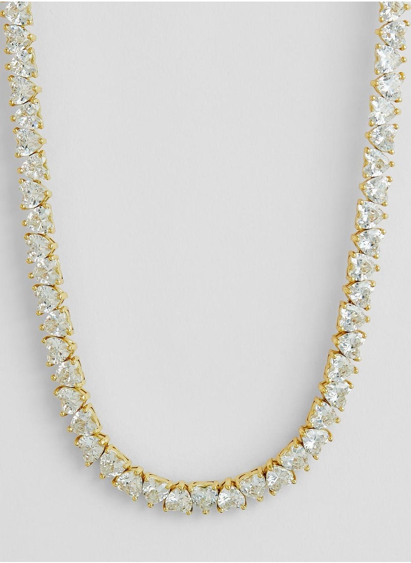 Fashionbox - Heartly Tennis Necklace - Image 1