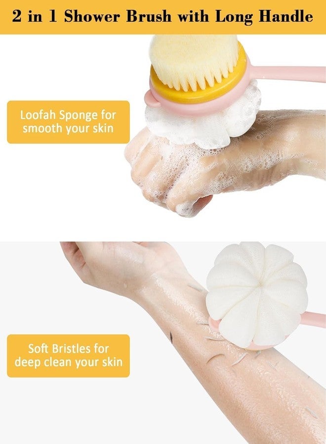 SGABANI Soft Silicone Back Scrubber Shower Bath Body Brush Body Scrubber For Men and Women (Yellow) - Image 5