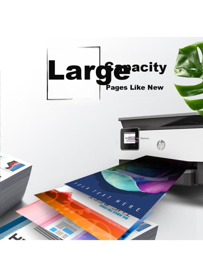 V4ink خراطيش حبر V4ink متوافقة مع Hp 8120 شريحة 925 لطابعة Hp Officejet Pro 8120 925xl 8130 8123 8133 8135e 2 أسود + 3 ملون - Image 2
