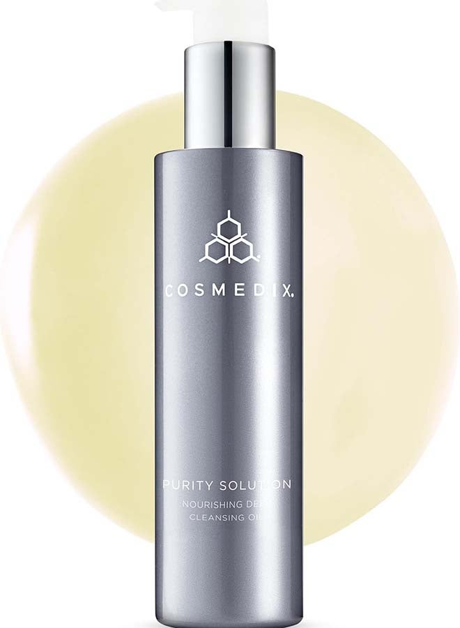 CosMedix Purity Solution Nourishing Deep Cleansing Oil Gentle Makeup Remover And Pore Cleanser | For Balanced And Soft Skin 100ml - Image 1