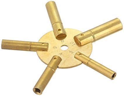 Brass Blessing Clock Winding Key 5024