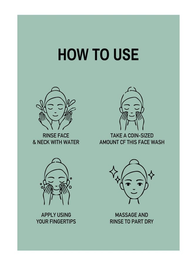 ALAROMALEAFS غسول الوجه للتحكم في الزيوت من ألاروما ليفز، لإطلالة خالية من الزيوت تدوم طويلاً، مضاد للبثور وحب الشباب، غني بمستخلصات النيم، مناسب لجميع أنواع البشرة. - Image 4
