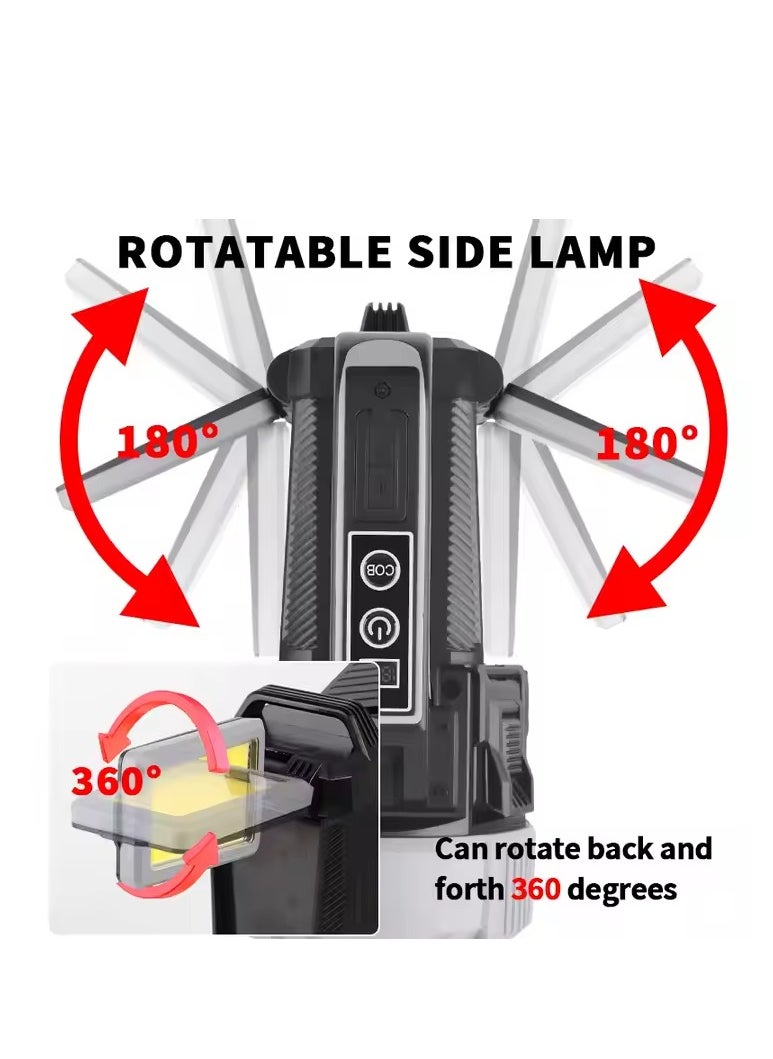 Generic Rechargeable Working Light Portable Led Tripod Work Lamp Adjustable Work Light for Workshop Site Lighting Outdoor  - Image 2