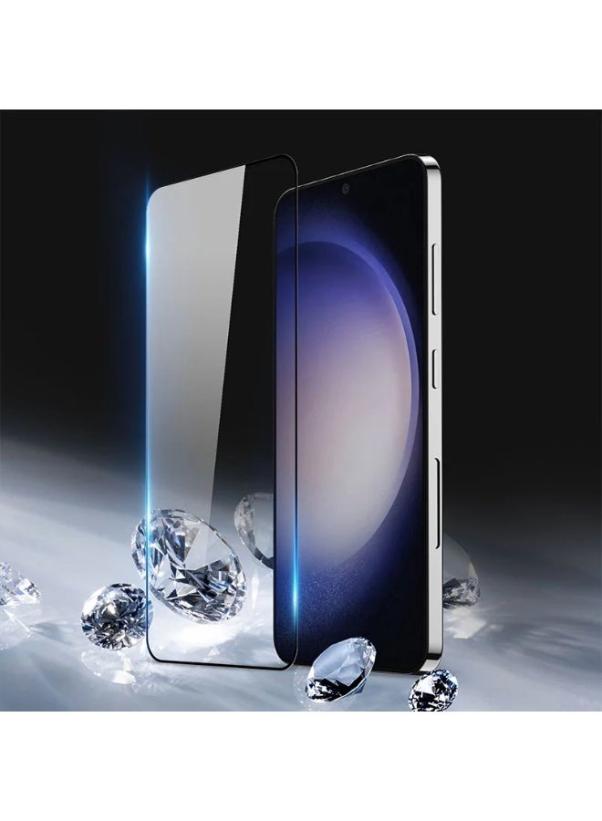 بروستايل واقي شاشة سامسونج جالكسي S24 - زجاج مقوى 9H، تغطية كاملة، مضاد لبصمات الأصابع، ومقاوم للخدش - Image 3