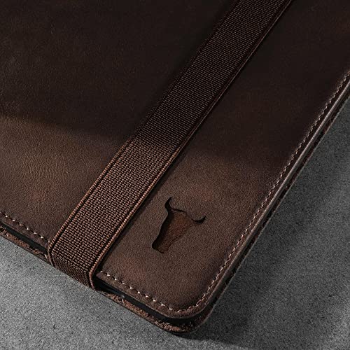 TORRO Case Compatible with iPad Pro 11” 4th / 3rd / 2nd / 1st Gen - Genuine Leather iPad Pro 11 2022 Case with Stand Function, Apple Pencil Connectivity and Wake Sleep Function (Dark Brown) - Image 5