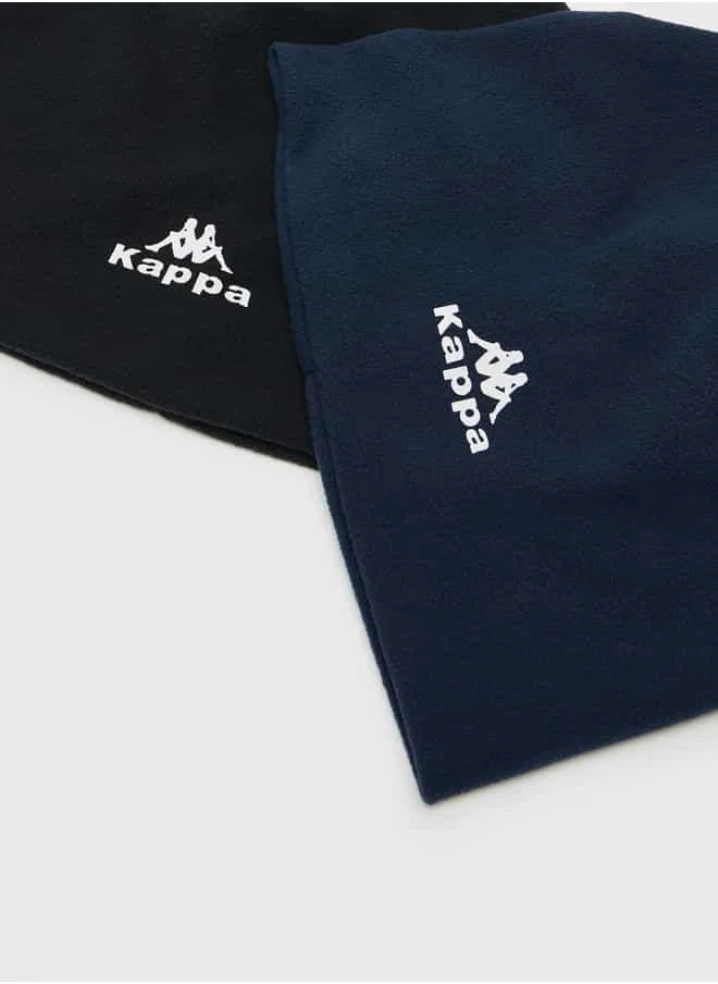 كابا Set of 2 - Kappa Logo Print Beanie Cap