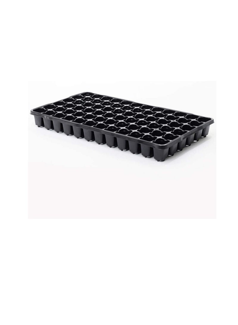 Generic Set of 3 Seedling trays having 72 holes | L 50cm X W 28cm X H 5.4cm  - Image 1