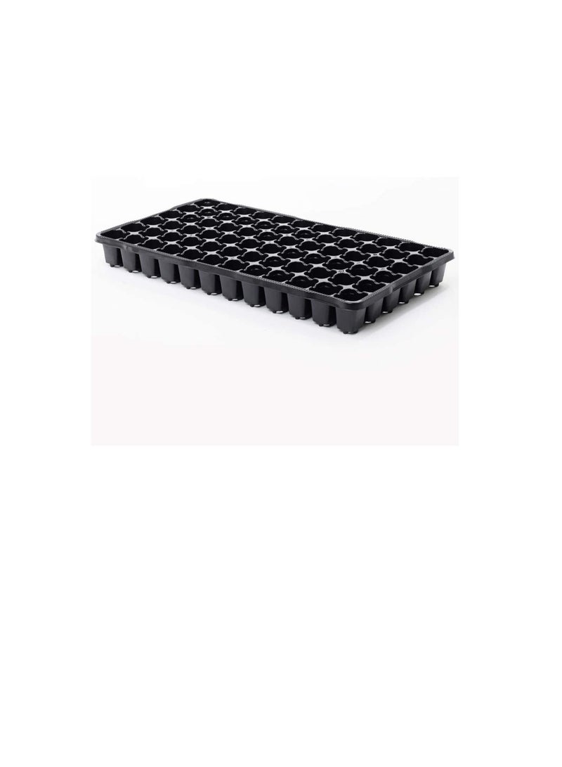 Generic Set of 3 Seedling trays having 72 holes | L 50cm X W 28cm X H 5.4cm  - Image 3