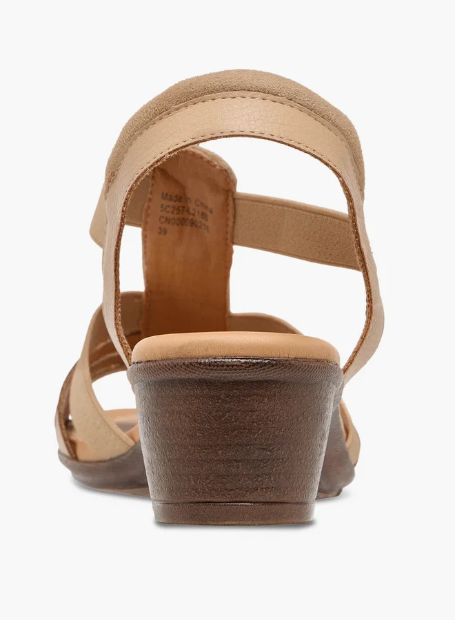 Le Confort Embellished Cutout Sandals with Block Heels