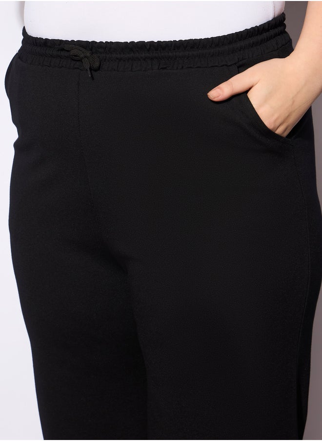 SASSAFRAS Plus Size Regular Fit Pants with Drawstring  - Image 4