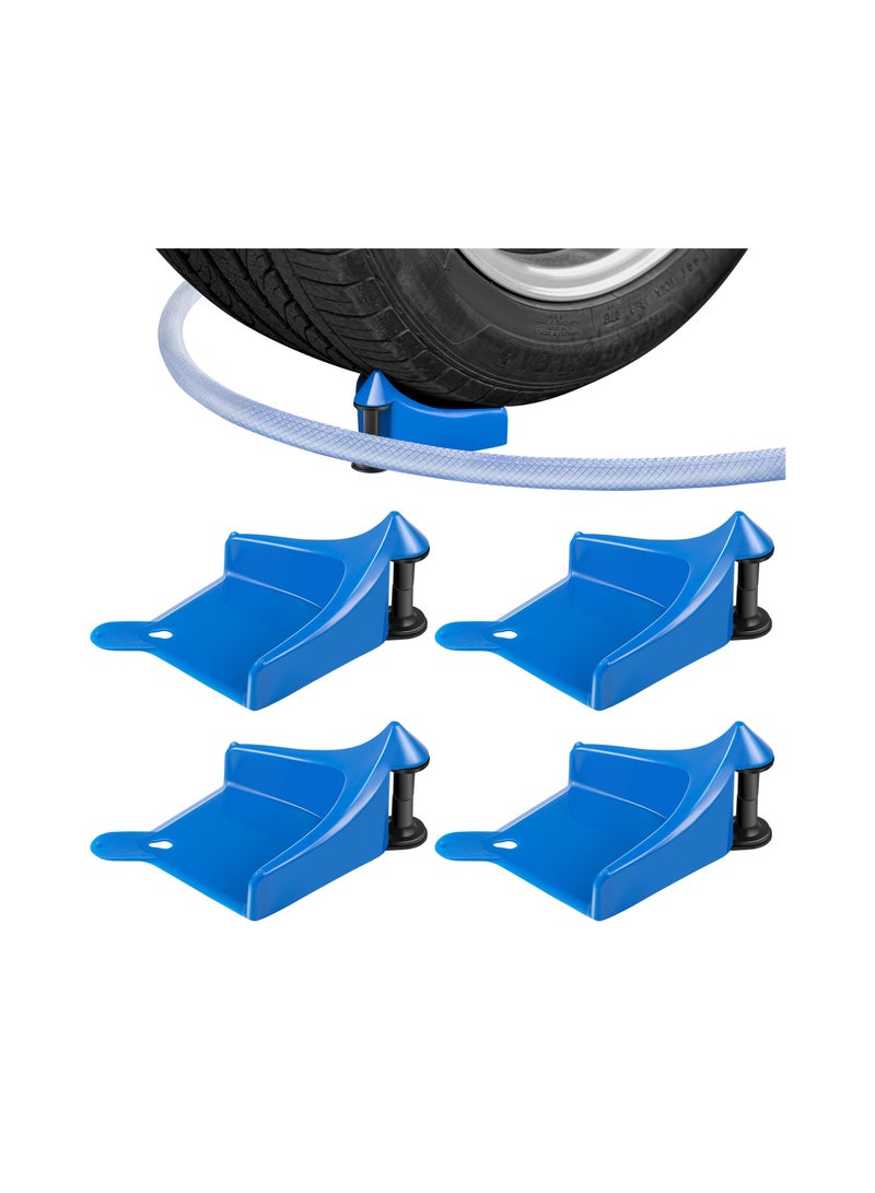 SYOSI SYOSI 4 Pcs Car Hose Guide, Tire Hose Roller for Car Washing, Prevent Pressure Washer Hose Stuck Under The Tires, Avoid Snagging  - Image 1