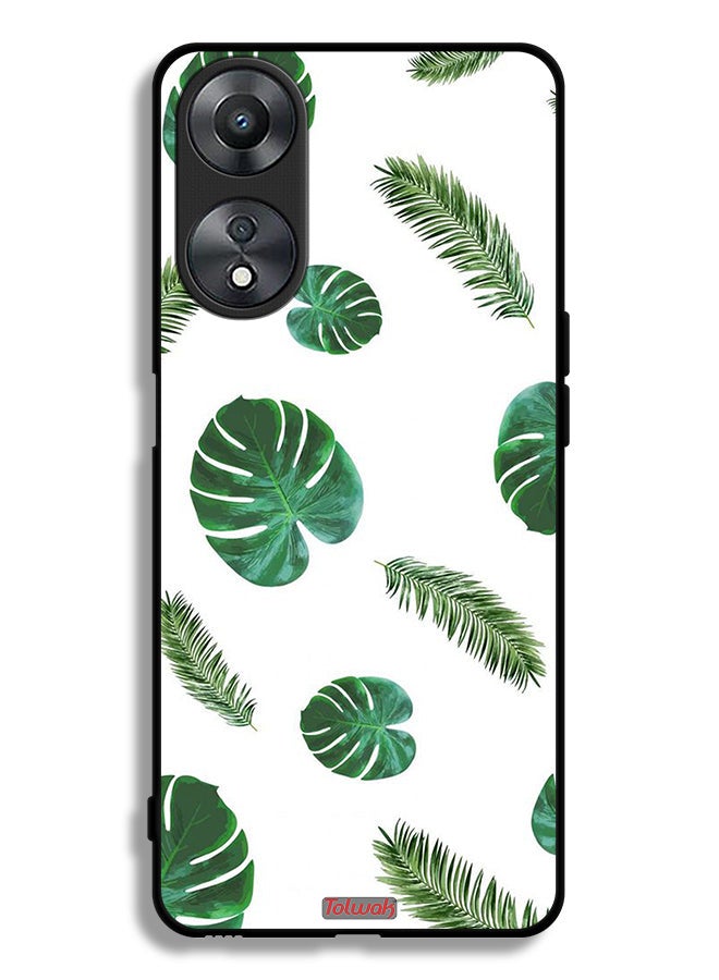 Tolwak Oppo A58 5G Protective Case Cover Feathers Art - Image 1