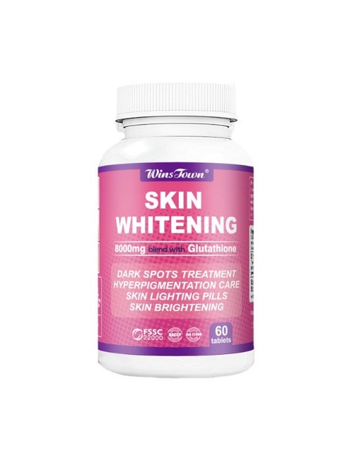 glutathione tablets skin whitening Wins Town Skin Whitening 8000mg Blend With Glutathione,Effective Skin  Lightening Supplement - Dark Spots, Melasma & Acne Scar Remover,60 Tablets  | Best Price KSA