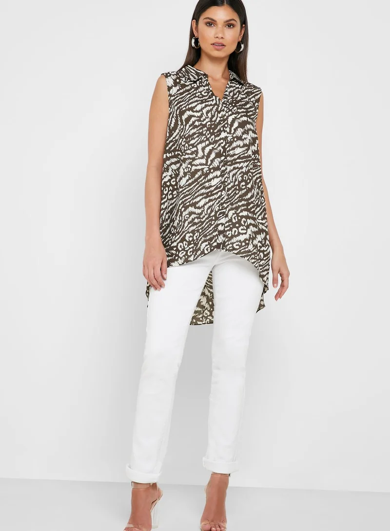Wallis Animal Print Shirt