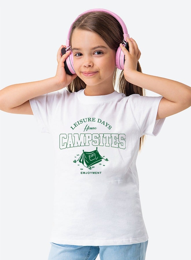 Kids Pure Cotton Round Neck T-Shirt Summer Short-Sleeved T-Shirt with Fun Printed Patterns Soft & Breathable Fabric Durable & Anti-Pilling Tops for Boys and Girls (Sizes 90-140)  - Image 1