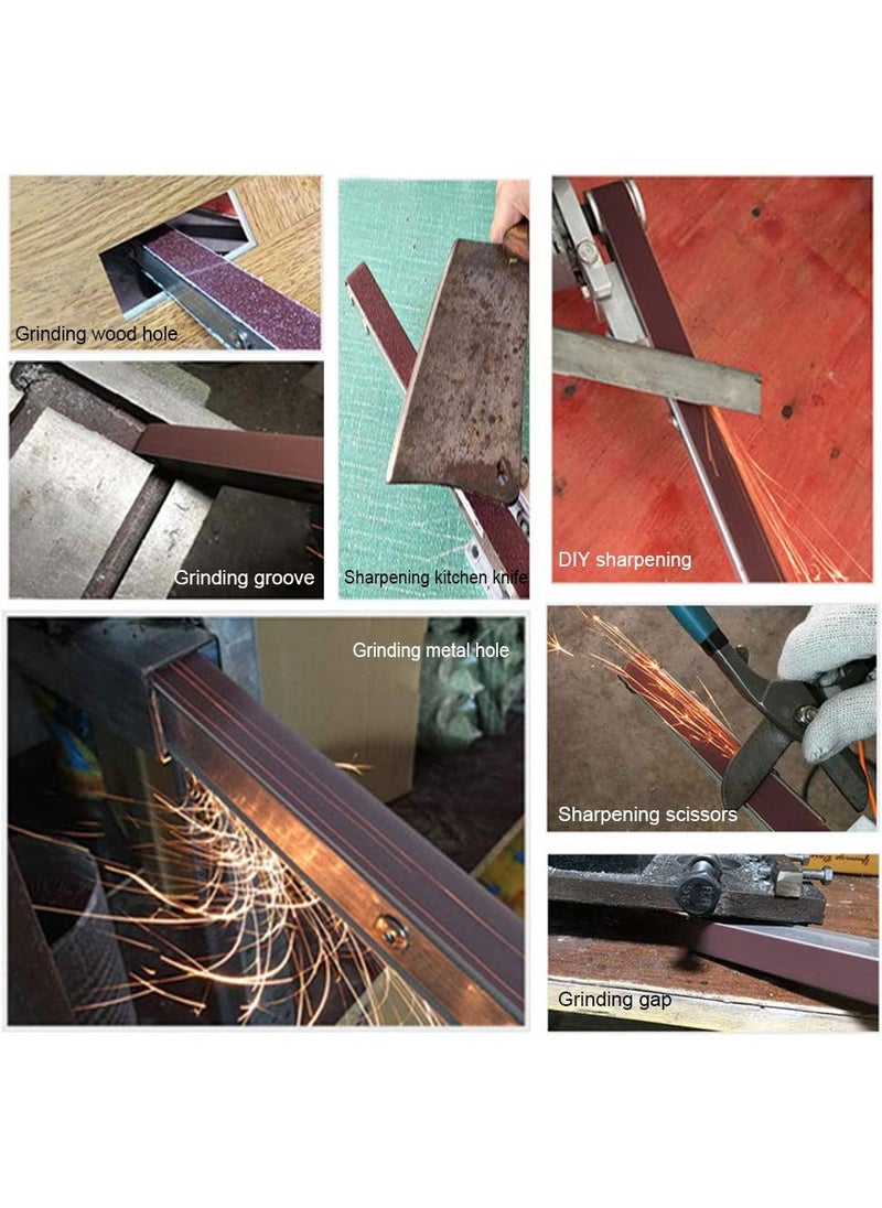 SYCOOVEN SYCOOVEN Sanding Belts Angle Grinder Belt Sander Attachment Replacement DIY Mini Angle Grinder Modified Sand Belt Machine Accessories Tool for Model 100as Shown  - Image 4