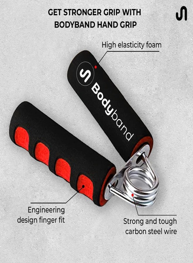 Bodyband Hand Grip Strengthener with Foam Handle, Hand Gripper for Men & Women for Gym Workout Hand Exercise Equipment to Use in Home for Forearm Exercise, Finger Exercise Power Gripper - Pack of 2 - Image 1